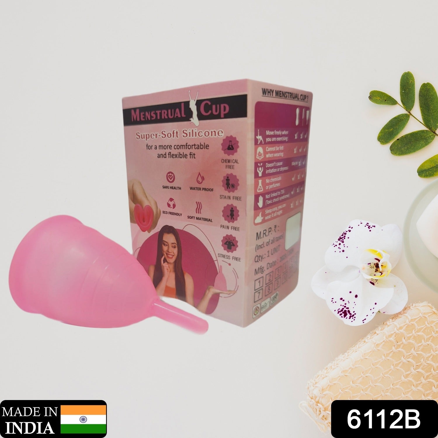 6112B REUSABLE MENSTRUAL CUP USED BY WOMENS AND GIRLS DURING THE TIME OF THEIR MENSTRUAL CYCLE 6112B REUSABLE MENSTRUAL CUP USED BY WOMENS AND GIRLS DURING THE TIME OF THEIR MENSTRUAL CYCLE